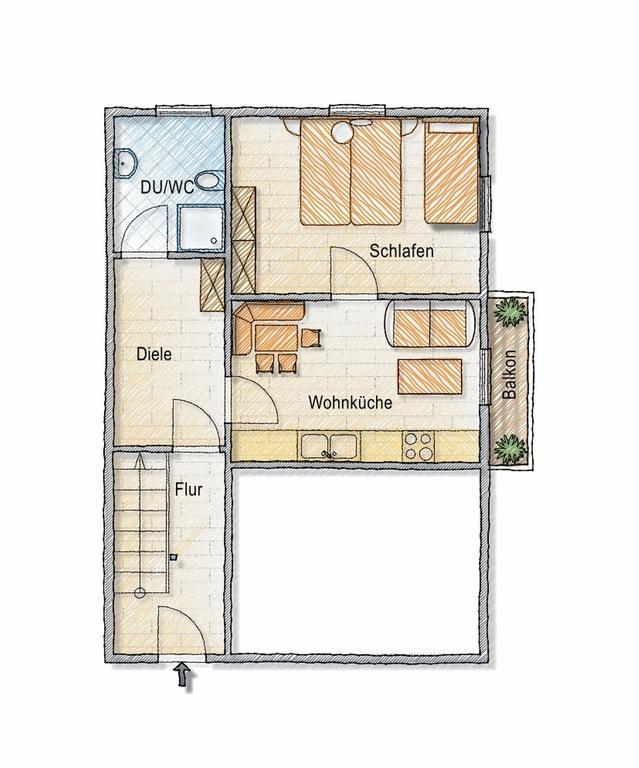 Residence Hofer Olang Habitación foto